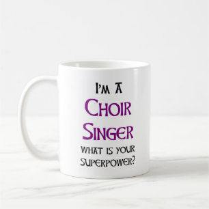 singer choir coffee mug