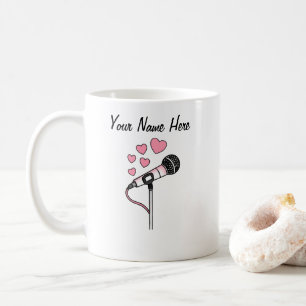 Singer Custom Wedding Mug Music Teacher Musician