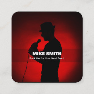 Singer Event Square Business Card