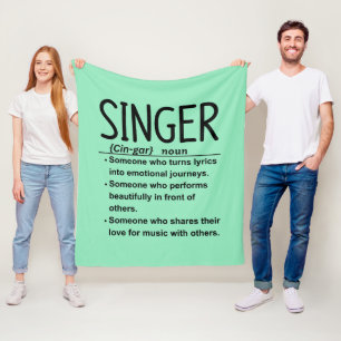Singer Fleece Blanket