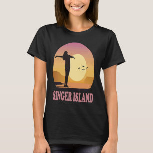 Singer Island Vacation Beach Morning Sun Water Pea T-Shirt