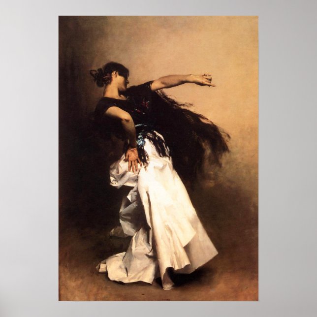 Singer Sargent Spanish Dancer Poster (Front)