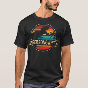 Singer Songwriter Dinosaur T-Shirt