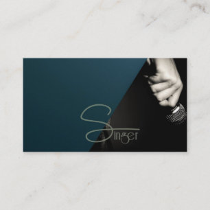 Singer, Vocalist, Solo, Performance Entertainment Business Card