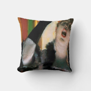 Singer with a Glove, Edgar Degas Cushion