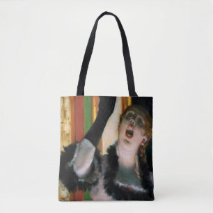 Singer with a Glove, Edgar Degas Tote Bag