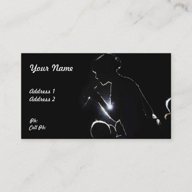 Singers Business Card (Front)