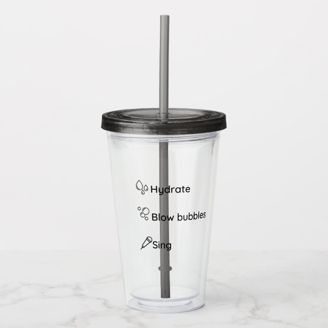 Singers Straw Tumbler (Front)