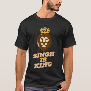 Singh is King Lion T-Shirt