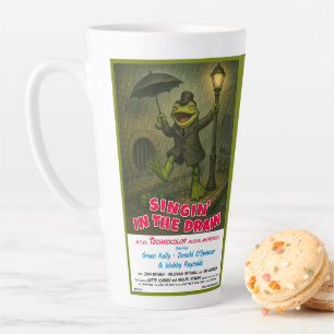 Singin' in the Drain Movie Parody Latte Mug