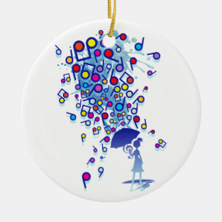 Singin' in the Rain Ceramic Tree Decoration