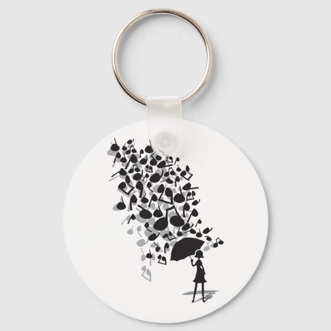 Singin' in the Rain Key Ring (Front)