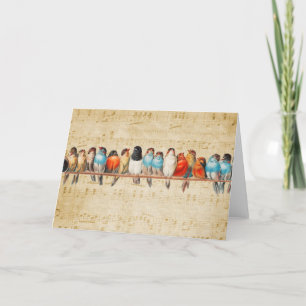 Singing and Chirping      Thank You Card