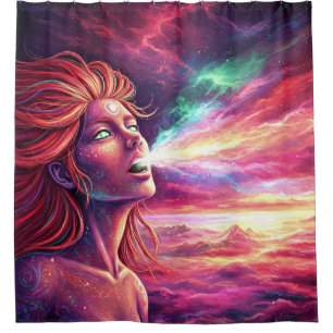 Singing Art Shower Curtain