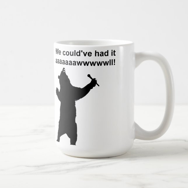 Singing Bear Funny Mug (Right)