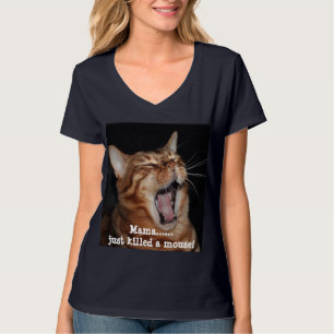 Singing Bengal Cat Queen Song Parody Womans T-Shirt