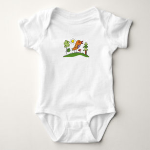 Singing Bird Baby Bodysuit