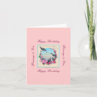 singing birds birthday card