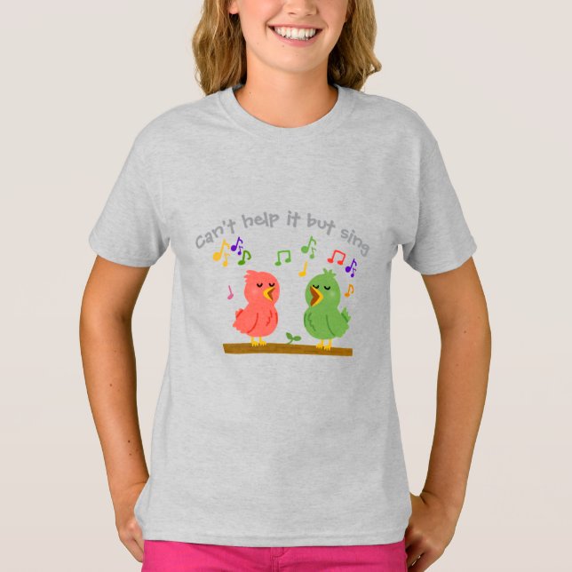 Singing birds T-Shirt (Front)