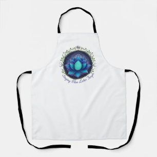 Singing Blue Lotus Temple Apron