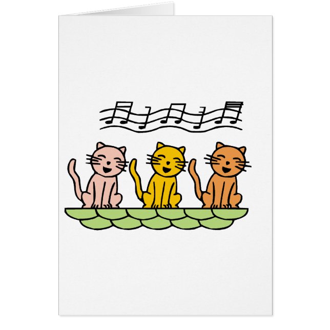 Singing Cats Tshirts and Gifts (Front)