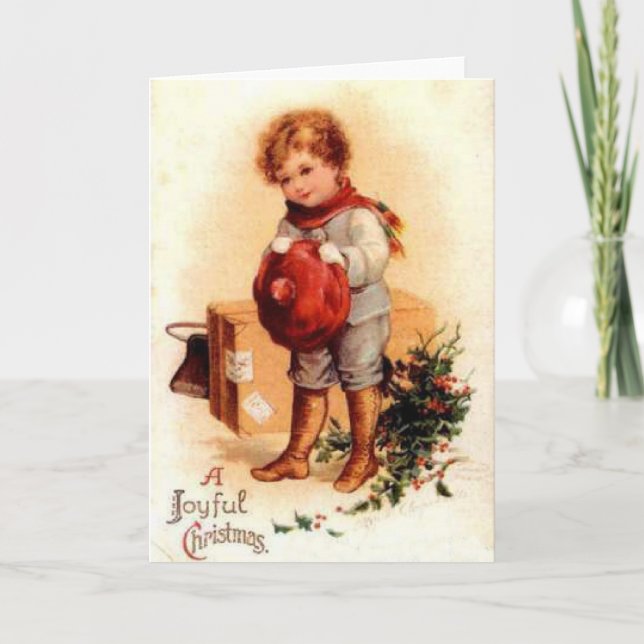 Singing Christmas Carols Holiday Card (Front)