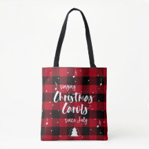 Singing Christmas Carols Red Buffalo Plaid