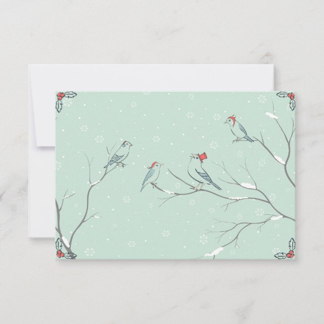 Singing Christmas Song  Card (Front)