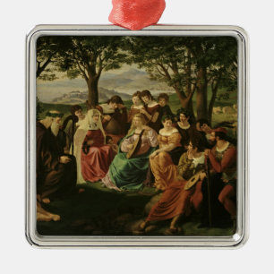 Singing Competition Metal Tree Decoration