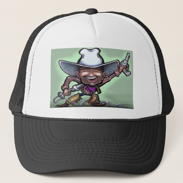 Singing Cowboy Trucker Hat (Front)