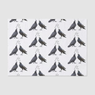 Singing Crows Tissue Paper