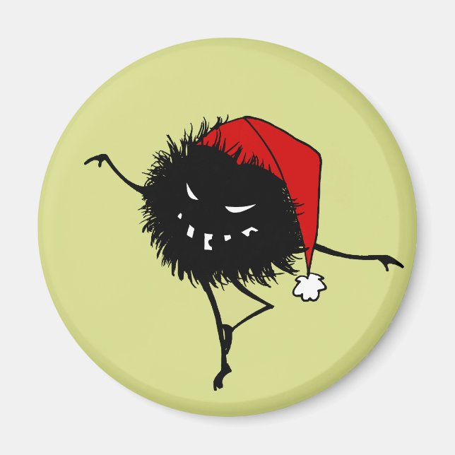 Singing Dancing Evil Christmas Bug Magnet (Front)