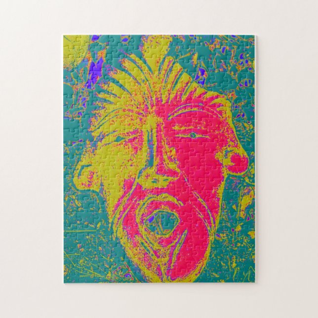 singing face mask puzzle (Vertical)