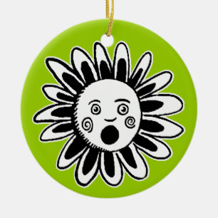 Singing Flower Ceramic Tree Decoration