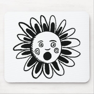 Singing Flower Mouse Pad