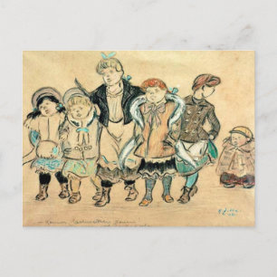 Singing Girls _ Zille Postcard