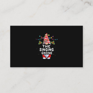 Singing Gnome Christmas Pyjamas Matching Family Gr Enclosure Card