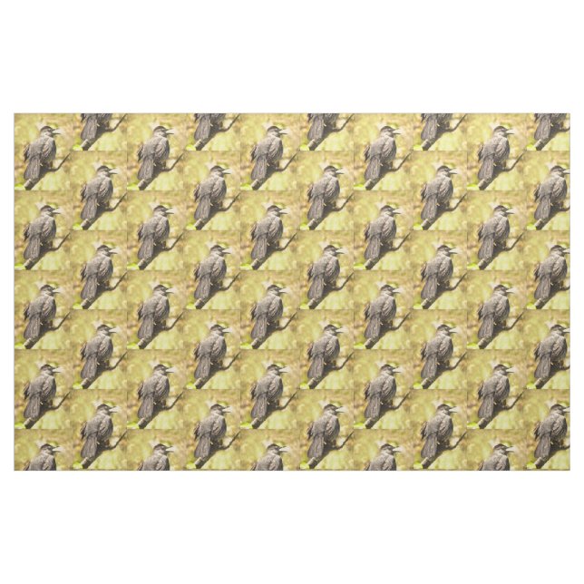 Singing Grey Catbird Fabric (Fat Quarter)
