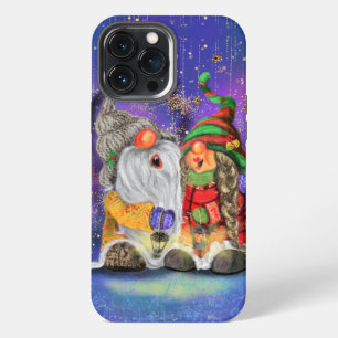 Singing Happy Christmas Gnomes iPhone Case