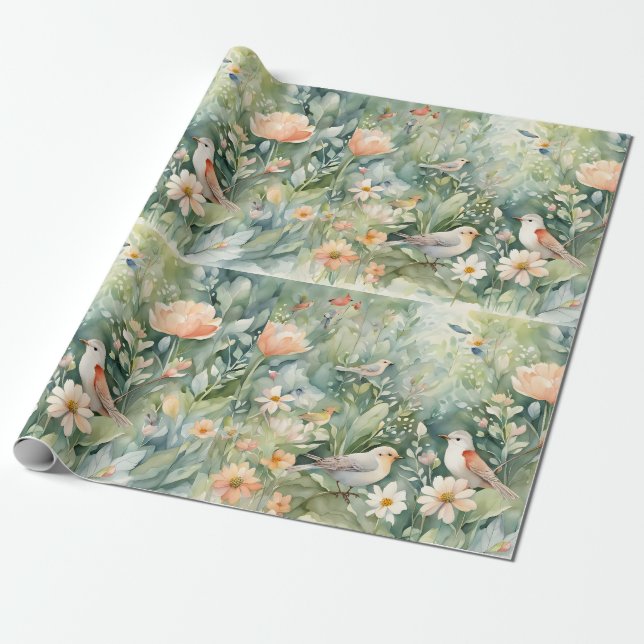 Singing love wrapping paper (Unrolled)