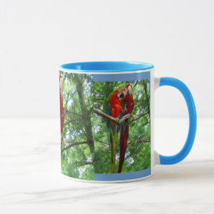 Singing Macaws Large Mug