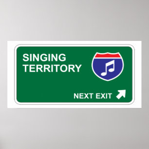 Singing Next Exit Poster