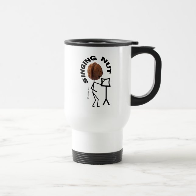 Singing Nut Travel Mug (Right)