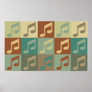 Singing Pop Art Poster