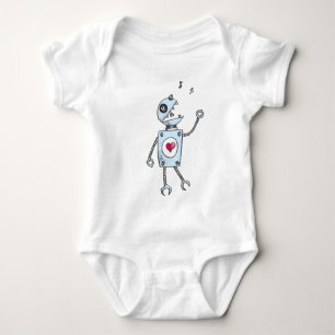 Singing Robot Baby Baby Bodysuit