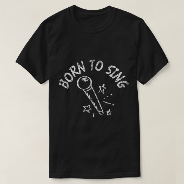 singing singer karaoke vocal training  T-Shirt (Design Front)