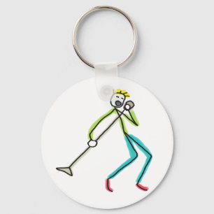 Singing Stickman Key Ring