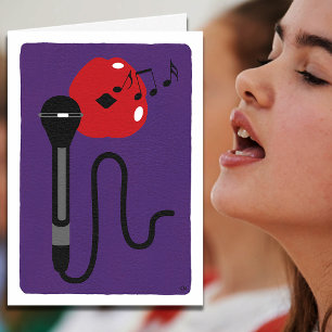 Singing Voice Thank You Teacher Card