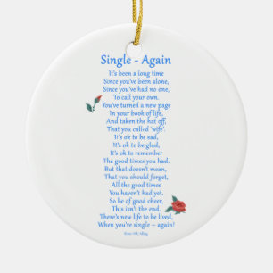 Single Again Ceramic Tree Decoration