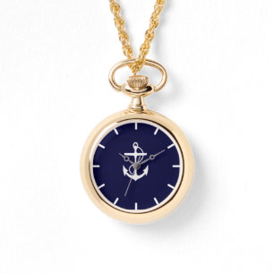 Single Anchor Nautical Custom Watch